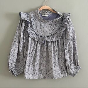 DOEN Reina Top — Cream California Wildflower in Size M